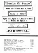 LP - Upright Citizens - Open Eyes, Open Ears, Brains To Think & A Mouth To Speak !!! - Clear Blue Vinyl