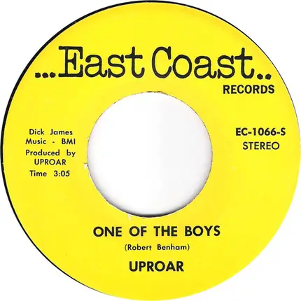 Uproar - Drifting Away (I've Been Drifting Away) / One Of The Boys