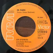 7inch Vinyl Single - Ur-Stonies - Wenn Wir Alle Irre Wär'n / In Paris