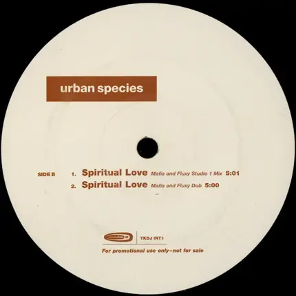 Urban Species - Predictably Unpredictable / Spiritual Love