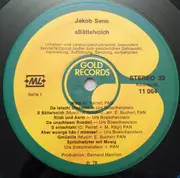 LP - Urs Boeschenstein & Pan - S Bättelvolch - Lieder & Gschichte Vom Jakob Senn