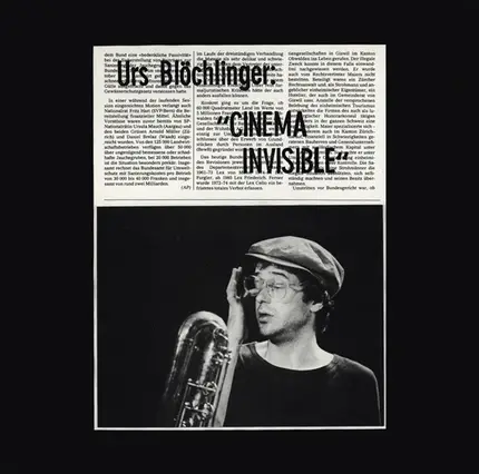 Urs Blöchlinger - Cinéma Invisible