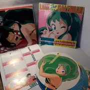 Print - Uruse Yatsura Calendar - Lum 1985 - Calendar. OBI +Insert