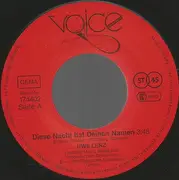 7inch Vinyl Single - Uwe Lenz - Diese Nacht Hat Deinen Namen