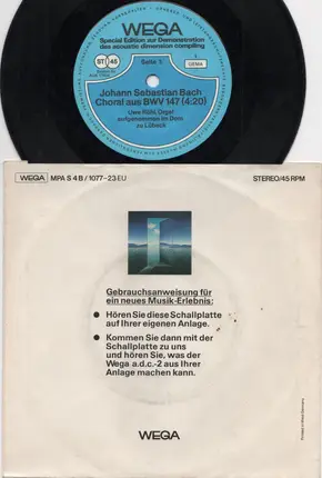 Uwe Röhl ,Orgel / Kammerchor Der Musikhochschule Lübeck - Wega Acoustic Dimension Compiler: Der Hörbare Raum Ist Wirklichkeit