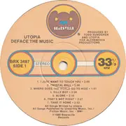 LP - Utopia - Deface The Music