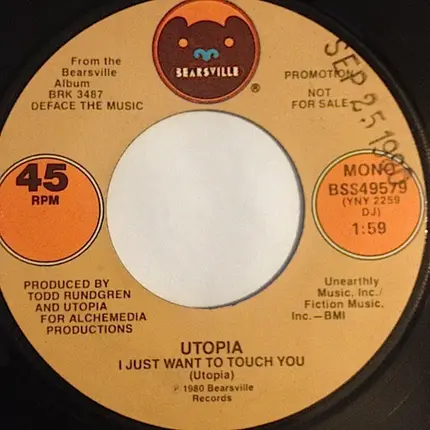 Utopia - I Just Want To Touch You
