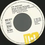 7inch Vinyl Single - Ute Berling - Okay, Wir Haben Spaß Gehabt