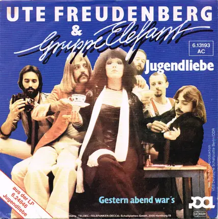 Ute Freudenberg & Gruppe Elefant - Jugendliebe / Gestern Abend War's