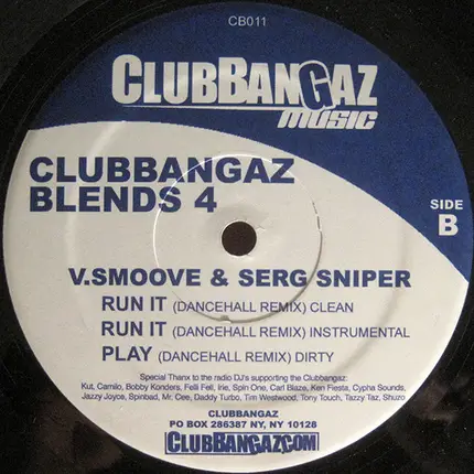 V. Smoove & Serg Sniper - Clubbangaz Blends 4