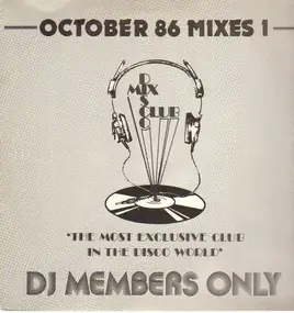 V.A. Disco Mix Club - October 86 - Mixes 1