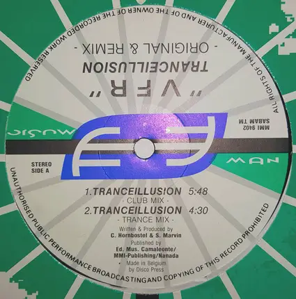 V.F.R. - Tranceillusion (Original & Remix)