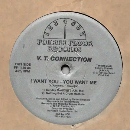 V.T. Connection - I Want You - You Want Me