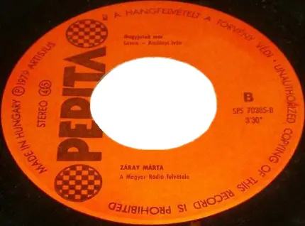 Vámosi János / Záray Márta - Rózsákat Nem Ígértem / Hagyjatok Már