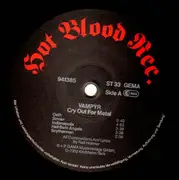 LP - Vampyr - Cry Out For Metal - rare german speed metal