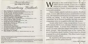 CD - Van Craven - Interludes: Broadway Ballads