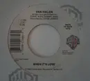 7inch Vinyl Single - Van Halen - When it's Love / Black and Blue