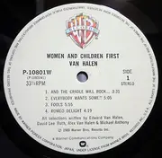 LP - Van Halen - Women And Children First - OBI + Insert