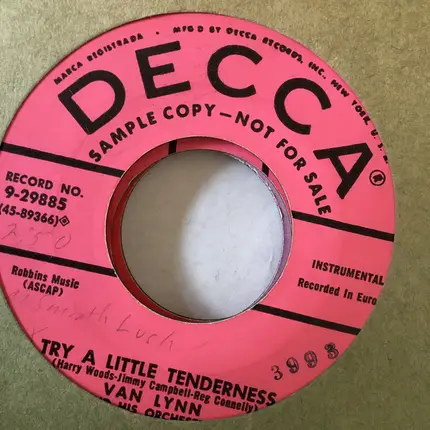 Van Lynn - Try A Little Tenderness