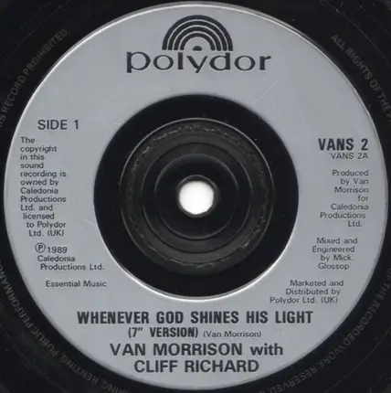 Van Morrison With Cliff Richard - Whenever God Shines His Light