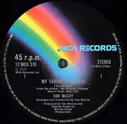 12inch Vinyl Single - Van McCoy - My Favourite Fantasy