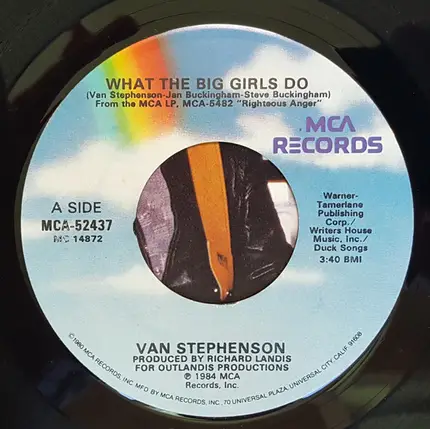 Van Stephenson - What The Big Girls Do