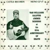 LP - Van Williams - Van Williams Salutes Jimmie Rodgers At His 50th Anniversary Of Death