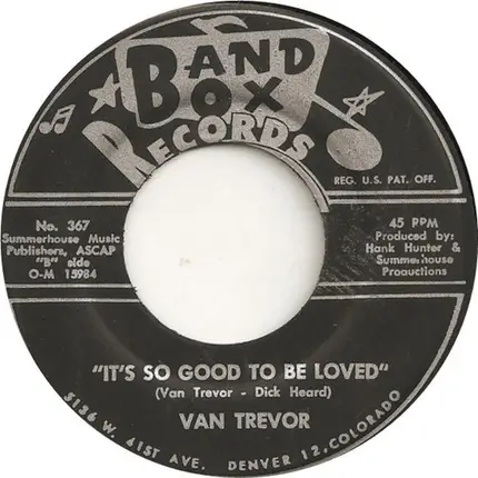 Van Trevor - Born To Be In Love With You