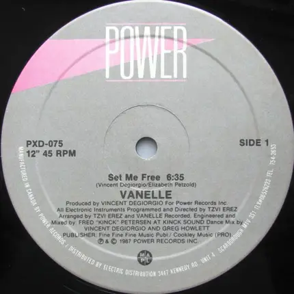 Vanelle - Set Me Free