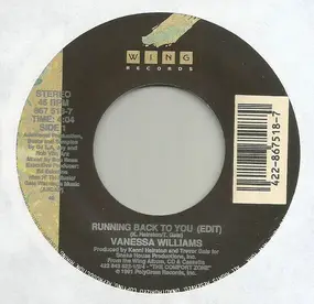 Vanessa Williams - Running Back To You (Edit) / Better Off Now