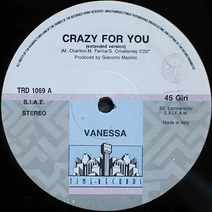 Vanessa - Crazy For You