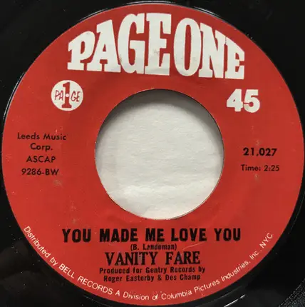 Vanity Fare - Early in the Morning