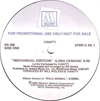 Vanity - Mechanical Emotion