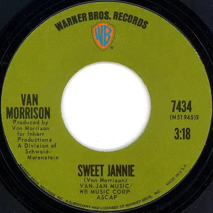 Van Morrison - Domino / Sweet Jannie