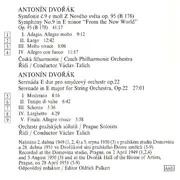 CD - Dvorak - New World Symphony / Serenade For Strings