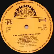 LP - Václav Hybš Orchestra - Play To Me That Famous Tango