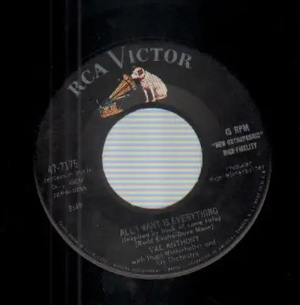 Val Anthony - All I Want Is Everything / Will You Still Love Me?
