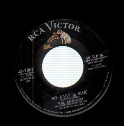 Val Anthony - My Baby Is Blue / Romance Royale