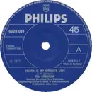 7inch Vinyl Single - Val Doonican - Heaven Is My Woman's Love - Solid centre