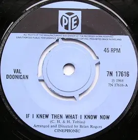 Val Doonican - If I Knew Then What I Know Now