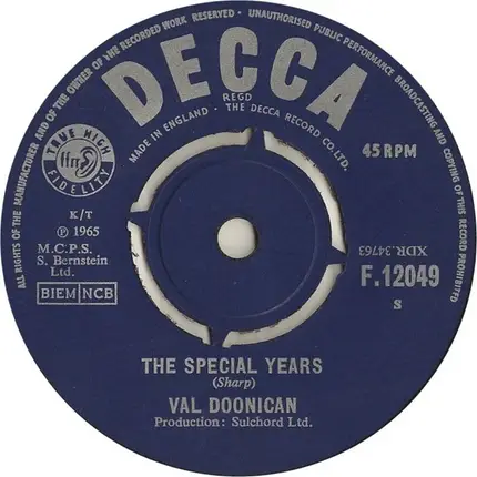 Val Doonican - The Special Years
