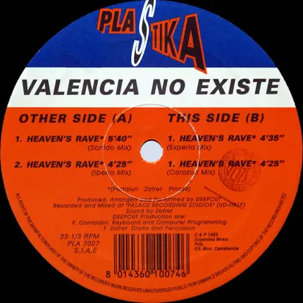 Valencia No Existe - Heaven's Rave