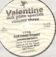 Valentine - Dub Plate Specials Volume Three
