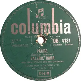 Valerie Carr - Padre / When The Boys Talk About The Girls