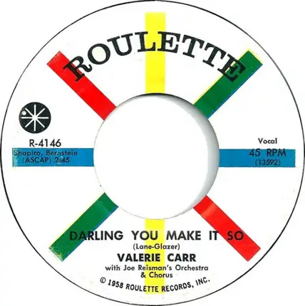 Valerie Carr - I'd Run All The Way