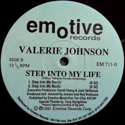 Valerie Johnson - Step Into My Life
