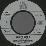 7inch Vinyl Single - Valery Moné - So Verführerisch