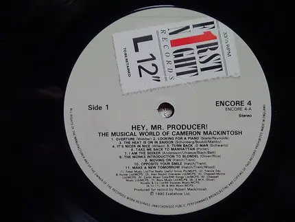 Cameron Mackintosh - Hey, Mr. Producer! The Musical World Of Cameron Mackintosh