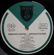 LP - Vivaldi / Albinoni / Telemann / Nicolet a.o. - Berühmte Meister - Berühmte Bläser • Virtuose Bläsermusik Des Barock