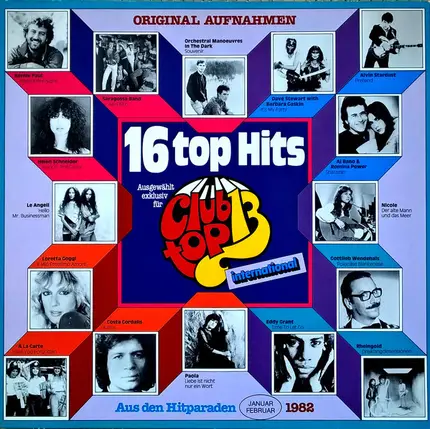 Bernie Paul / Rheingold / Paola - 16 Top Hits Aus Den Hitparaden Januar Februar 1982